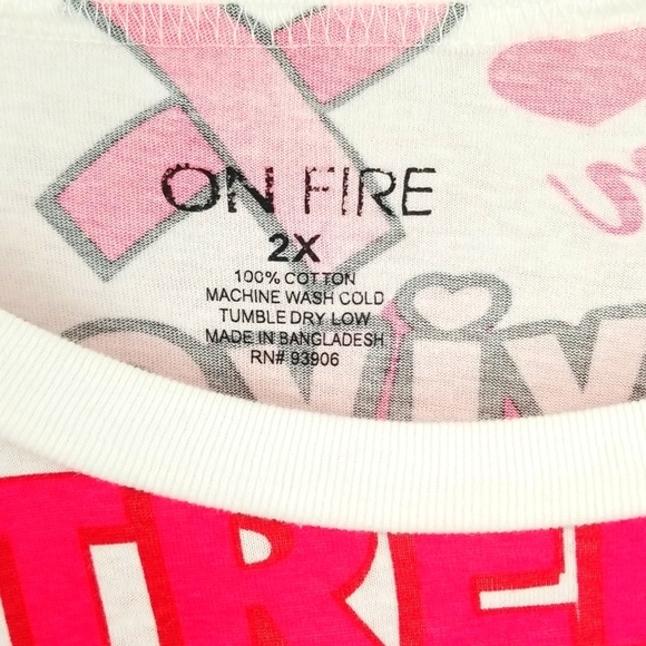 Donating 6/20/25 or Accepting Best Offer❤️3/$30 Breast Cancer Awareness Pink Top - Picture 3 of 11